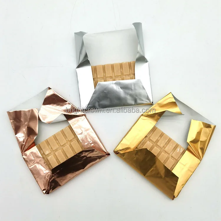 Custom Printed Color Candy Chocolate Packaging Aluminum Foil Paper Material Food Composite Sheet for Food