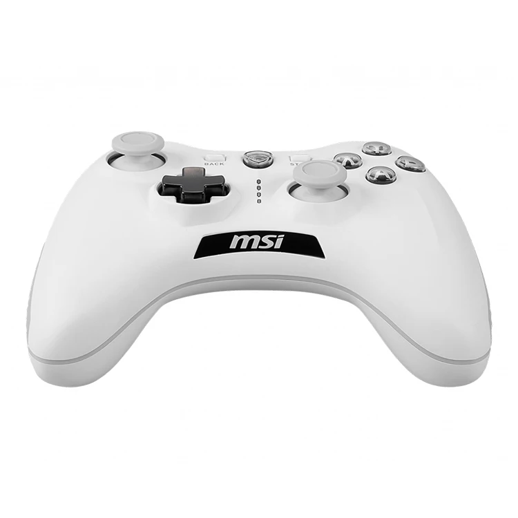 MSI FORCE GC30 V2 WHITE Gaming Controller Supports PC and Android Wireless Gamepad With Dual Vibration Motors Inside Gaming Gear