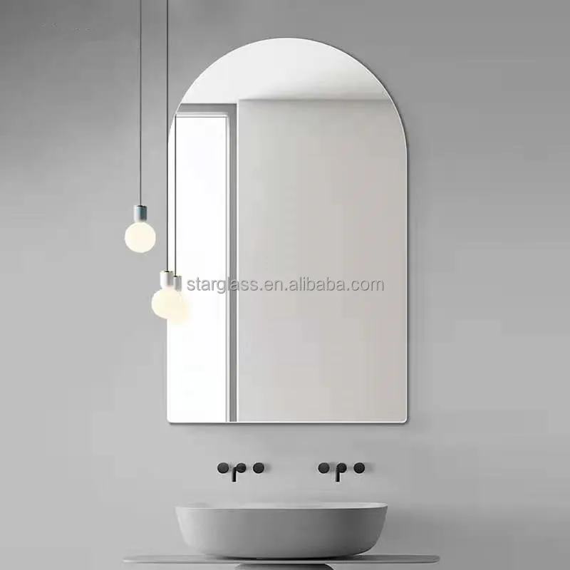 product 4mm 5mm 6mm frameless clear silver mirror float glass for bathroom living room decor-1