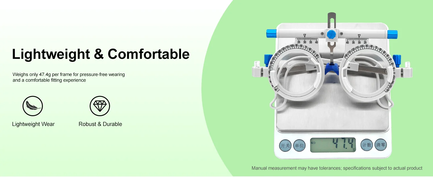 China Ophthalmic Universal Optometry Titanium Optical Trial Frame