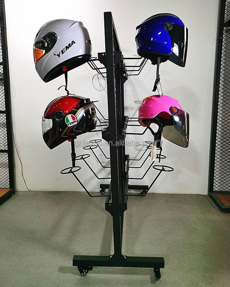 Motorcycle Helmet Display Rack Factory Custom Helmet Display Rack Motorcycle Equip Retail Motorcycle ...