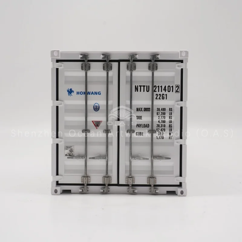 Highly simulated HMM container model, made of high-quality ABS material with fine workmanship. Customized service supports logo, color and pattern design to meet corporate needs. These products feature realistic details, durable construction and exquisite appearance, ideal for logistics gifts, exhibitions, collections and promotional items. Professional factory production ensures stable quality, accepts small and bulk orders, perfect for shipping and logistics enterprises to enhance brand image.Amber@vesselmodel.com Tel: +86 18038048785