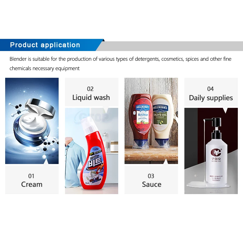 Good reputation over the world liquid soap making machine liquid detergent mixer liquid chemical mixer cosmetics agitator