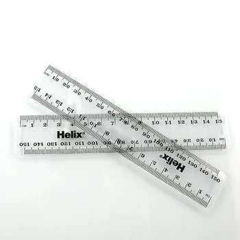 Helix Clear Ruler 15cm 6inch