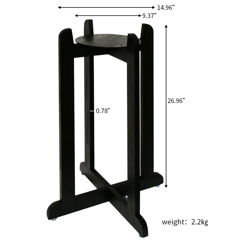 Natural Solid Wood Water Dispenser Floor Stand Water Crock Dispenser Floor Stand Water