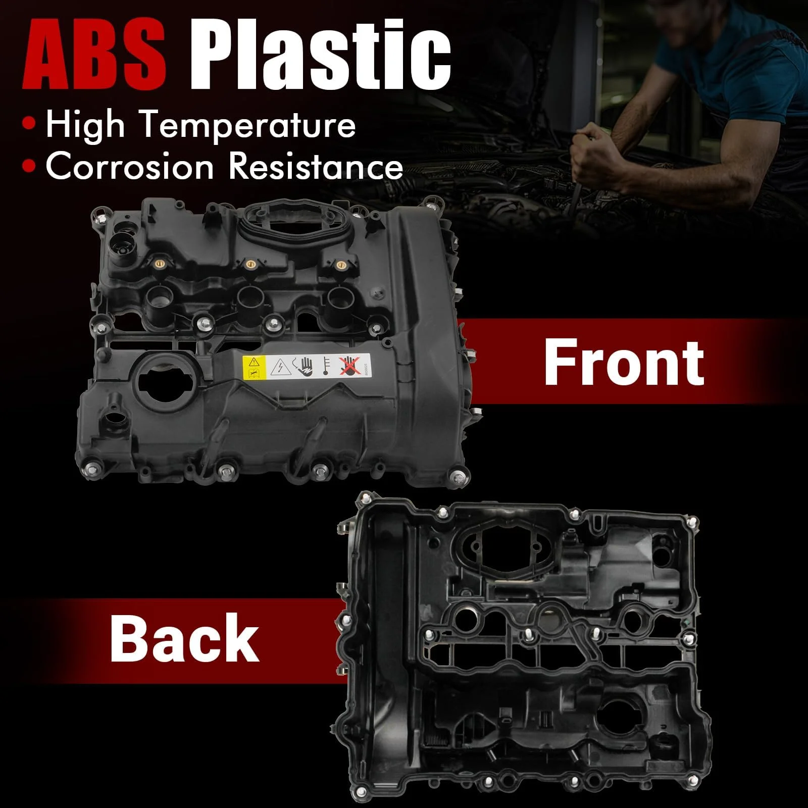 Engine Valve Cover For Mini Cooper 2014-2019, Cooper Clubman 2016-2019, Cooper Countryman 2017-2019  L3 1.5L DOHC #11127611277 factory