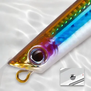 Cheery Hunter 130mm 30g Top Water Dog Walking Hard Bait Popper ABS Material Artificial Fishing Lure for Marlin in River Stream – Popper – view 3