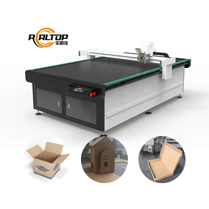 CNC Oscillating Vibration Knife Auto Cutting Creasing Cutter Small Digital Cardboard Box Carton Sample Making Machine