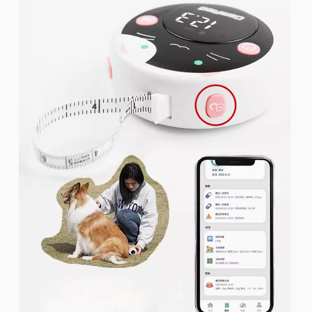 ペットスマートルーラー 猫と犬用ウェアラブルデバイス Bluetooth対応