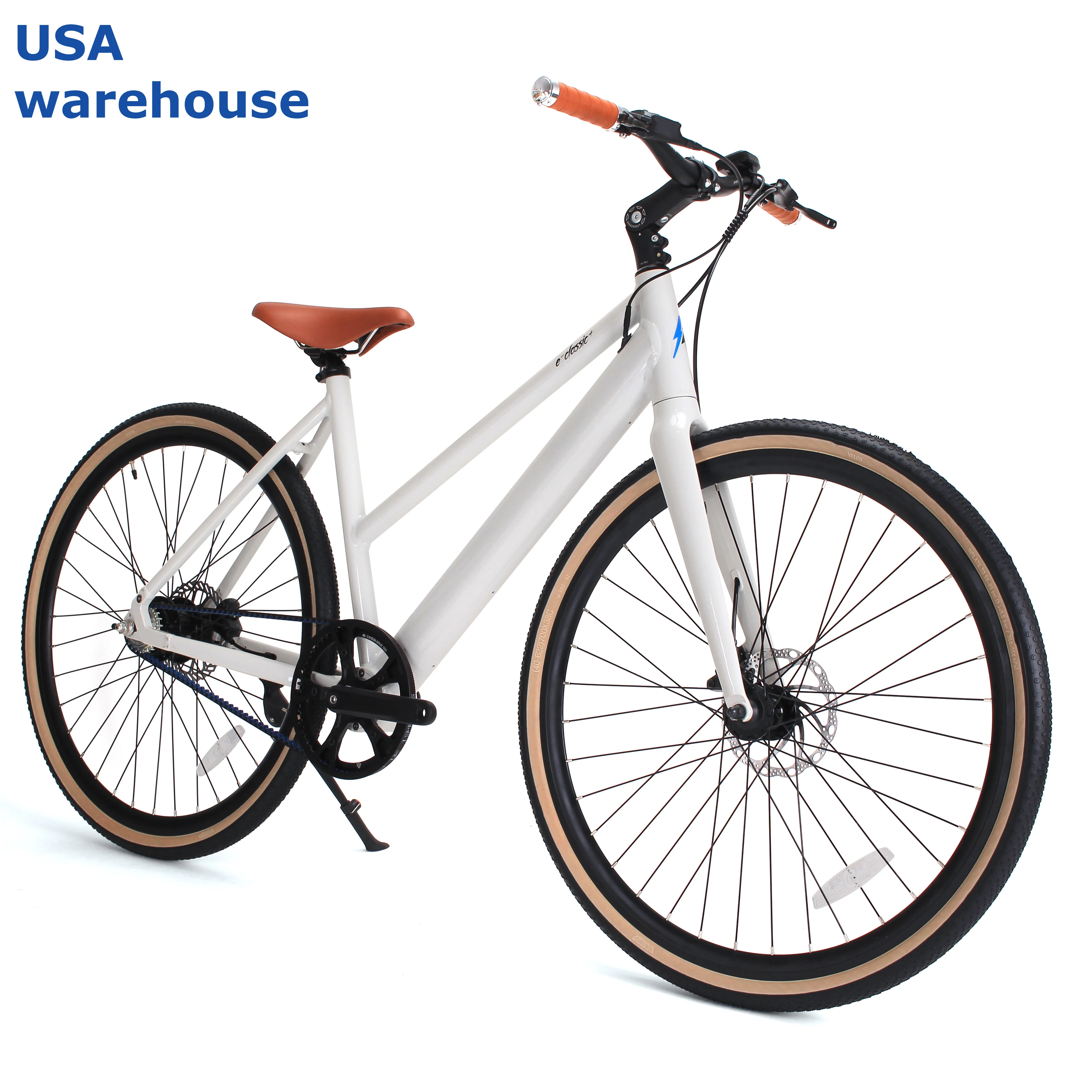 250W 300W Motor Road Bike Electric Bicycle Vanmoof Style 700C Gates Carbon  Belt Step Thru Road Cycle Electric City Bike
