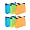 Naranja, azul, verde