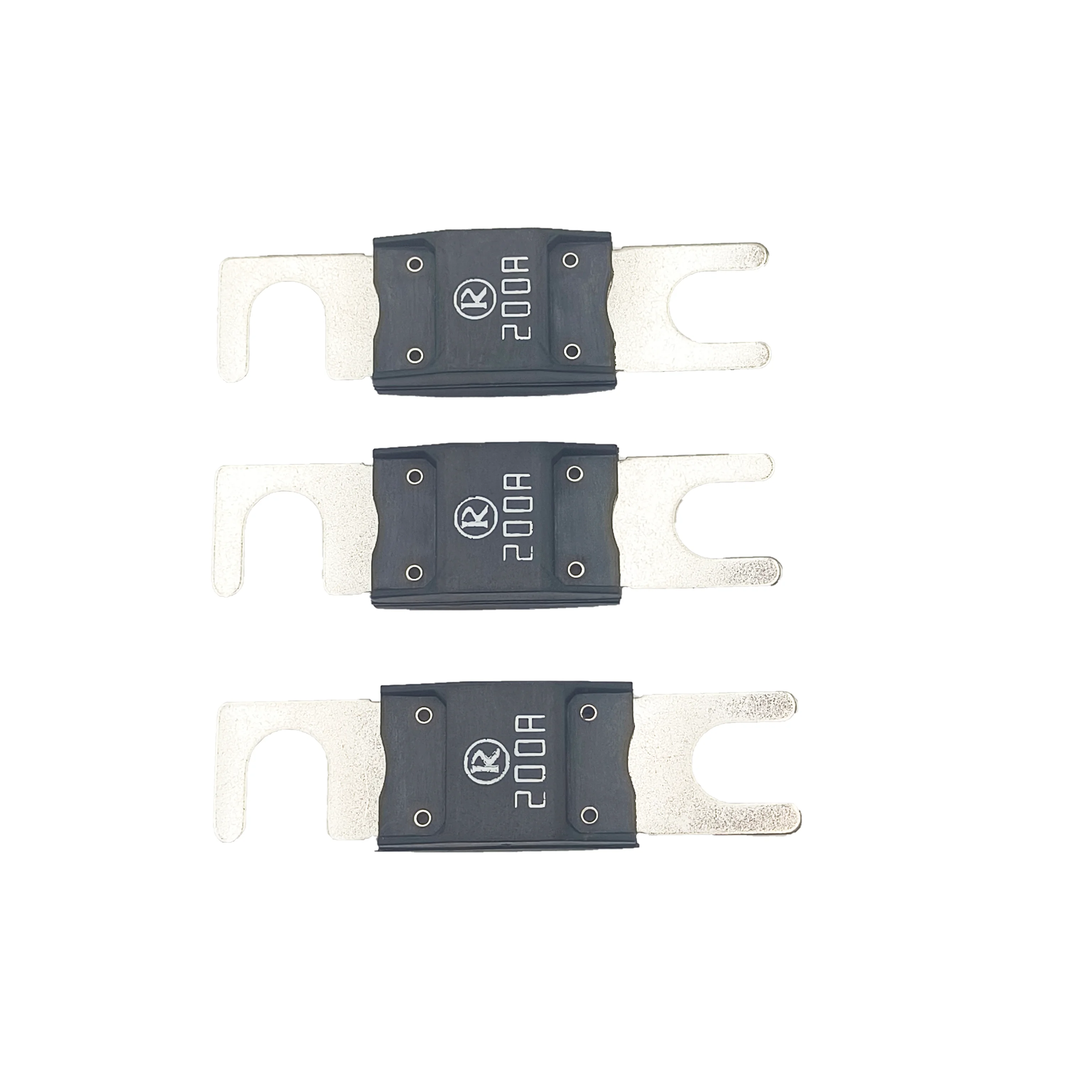 80VDC Automotive Bolt Type Fuse, Wide Voltage Wind Turbine Generator Fuse, Plastic Shell Bracket 30-500A