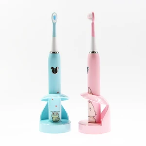 Premium Wireless Charge Electric Toothbrush with Cartoon Character Printed Kids Sonic Lovely High-end Brash