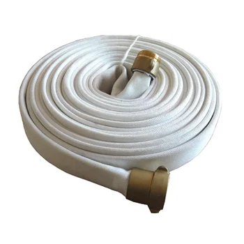SAFETY LIFE High Quality Double Jacket , Rubber ,Canvas Fire Hose for Fire Fighting Rescue wc NH/IPT thread aluminum couplings