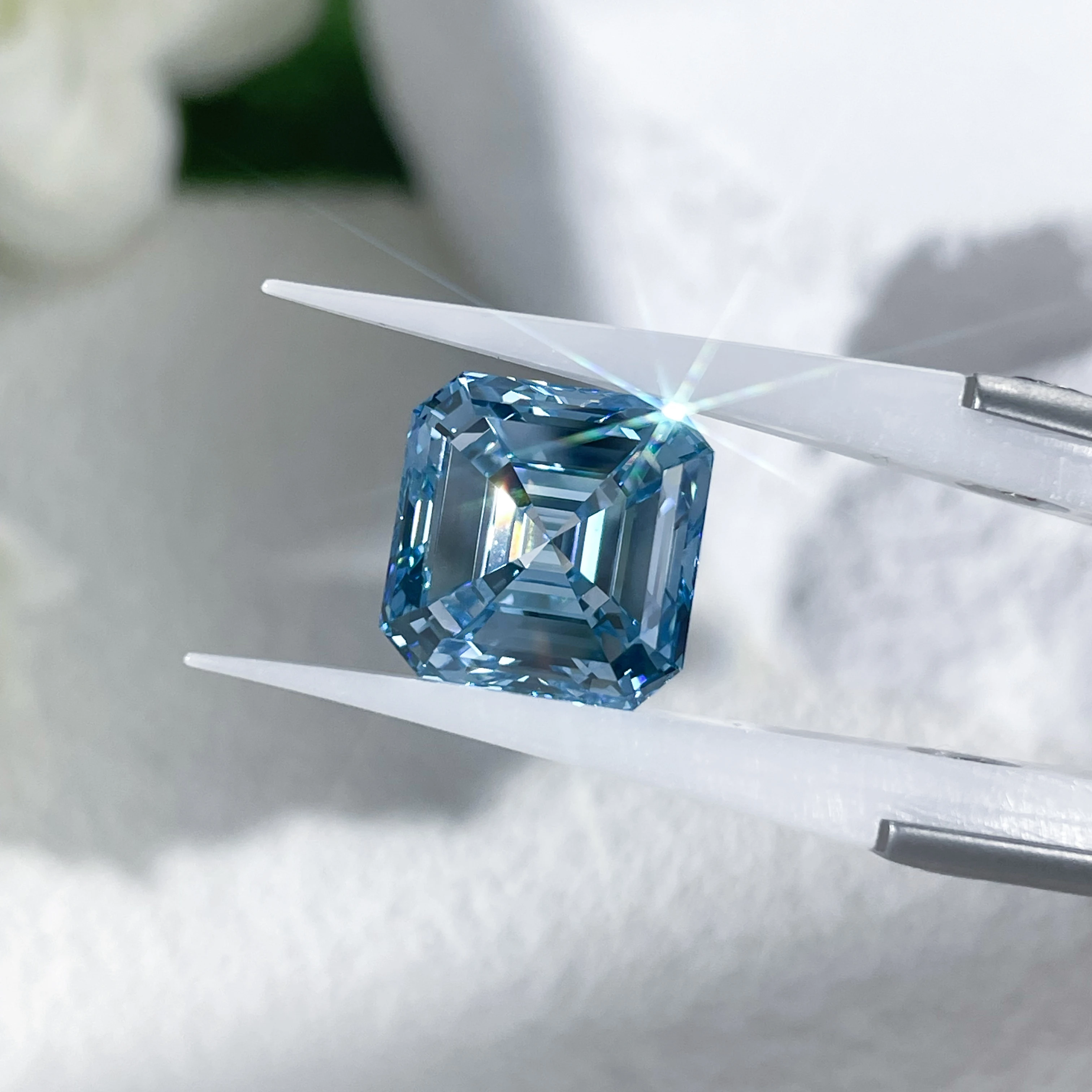 1ct-3ct Natural Fancy Intense Blue Fancy Vivid Blue Various Shape Lab  Diamond Jewelry Watch Stone