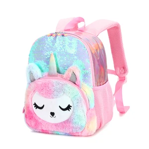 Custom Enfant Cartoon Girls Children Book School Bags Backpack for Kids