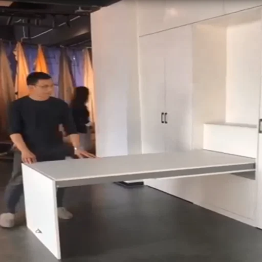 Modern Smart Folding Wall-Mounted Table for Space Saving in Apartments ...