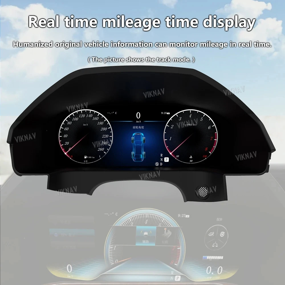 Digital Dashboard Gauge Cluster For Mercedes Benz Eclass W212 2010