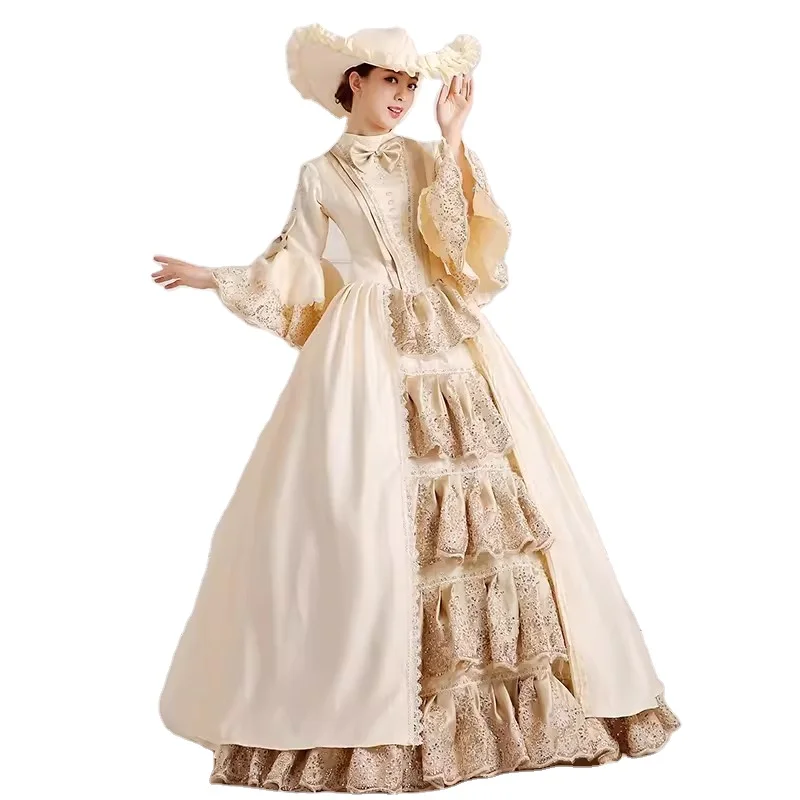 Alibaba.com: ecoparty Plus Size Victorian Dress, Floor-Length Ball Gown  with Floral Pattern: In-stock for quick delivery, ideal for events and  parties.