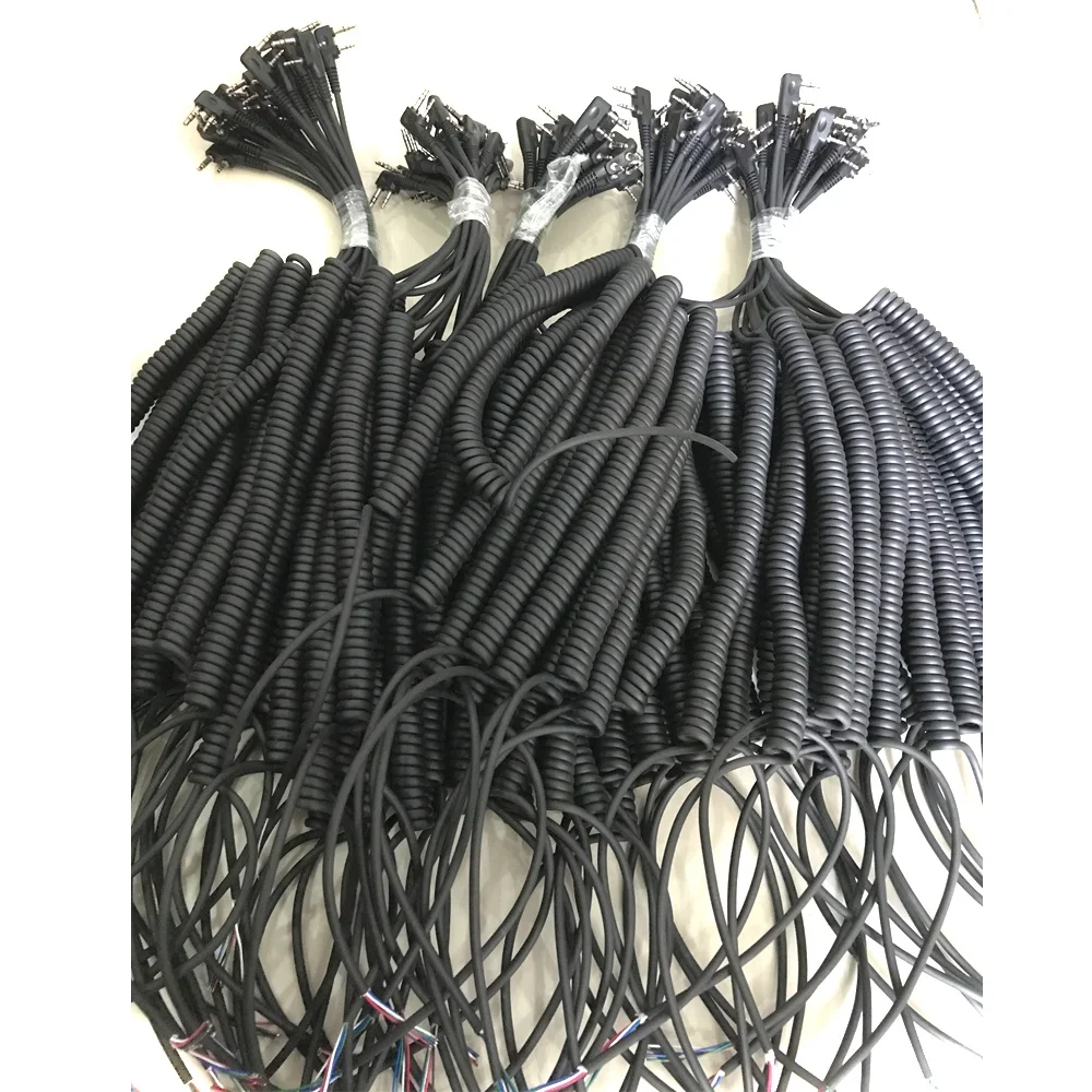 K style connector cable for Kenwood Baofeng 2 pins walkie talkie two way radio