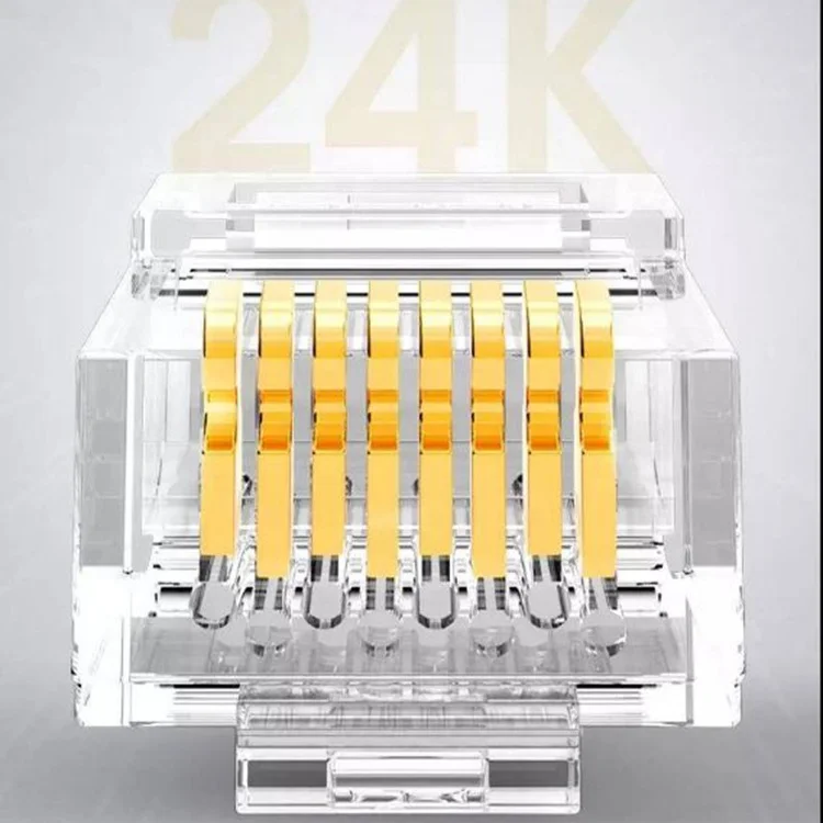 Ethernet Modular Connector Plug Utp Stp Ftp 8p8c Cat6 Cat 5e Rg45 Rj 45 ...