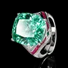 adjustable size Parra green ring