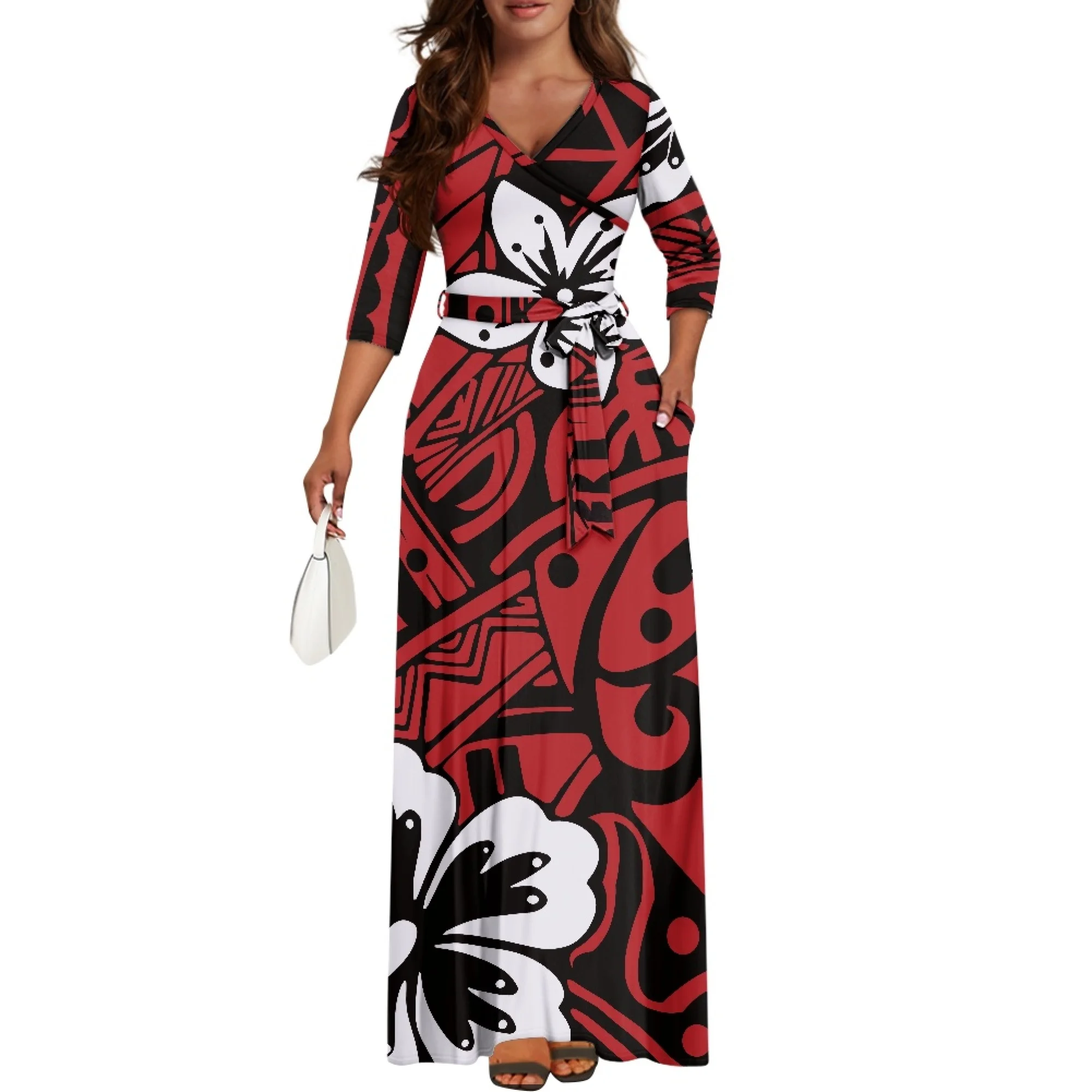red collared dress Penny Dress in Red Lace 10
