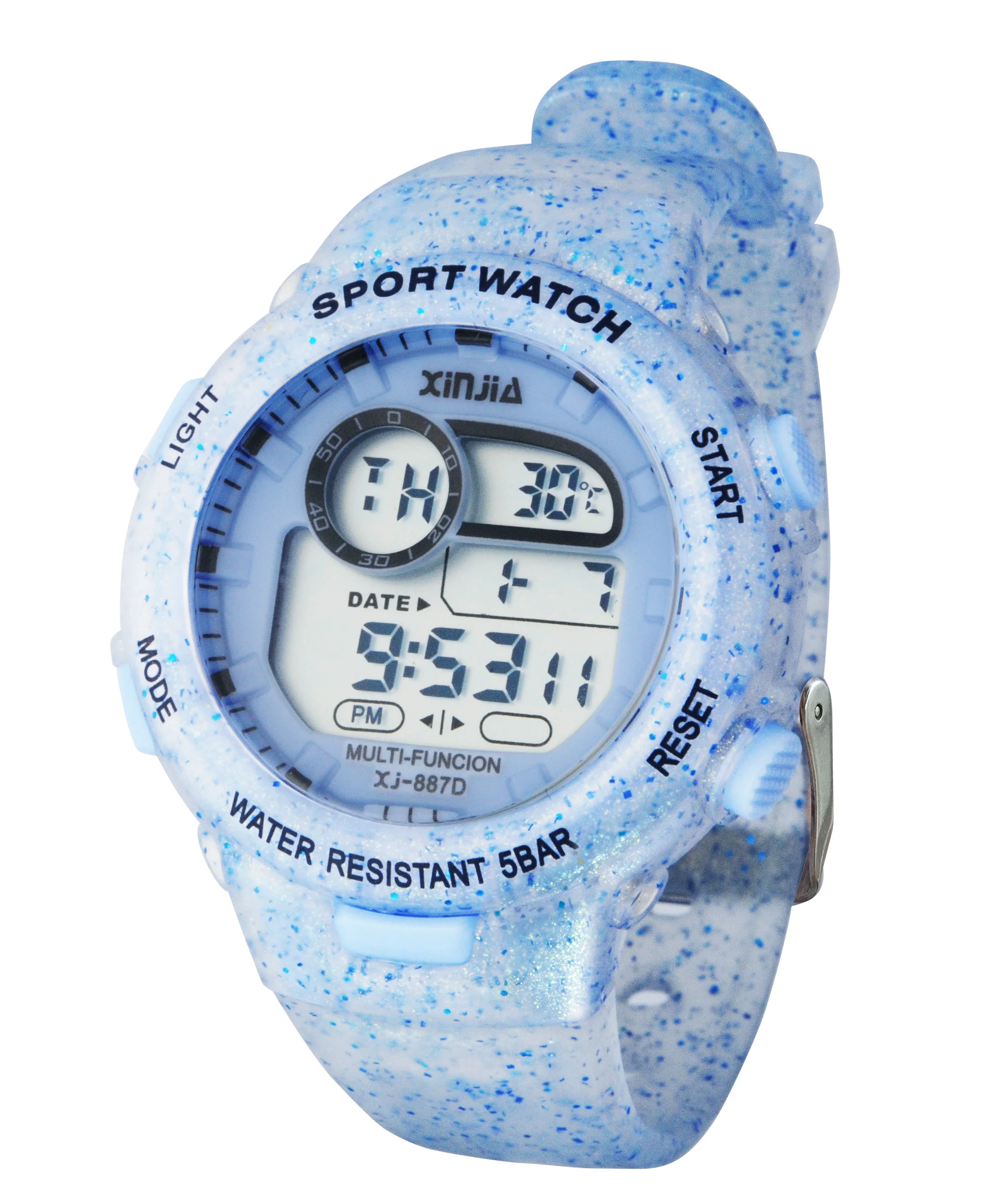 Xinjia Gorgeous Series Digital Wrist Watch with Temperature