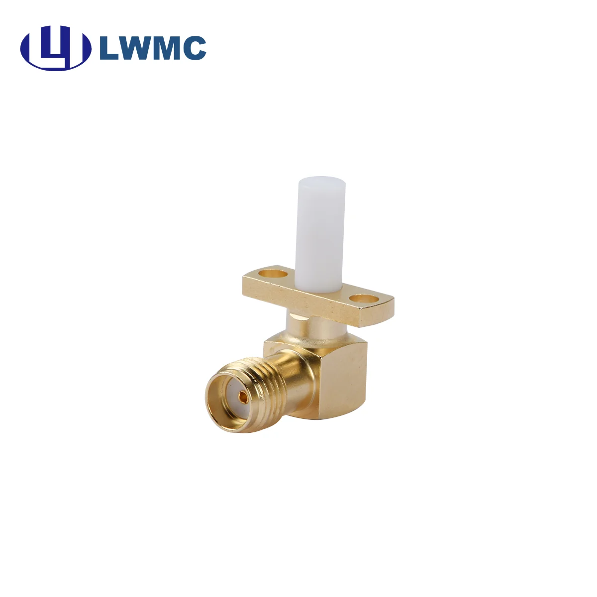 SMA femmina R/a con flangia a 2 fori