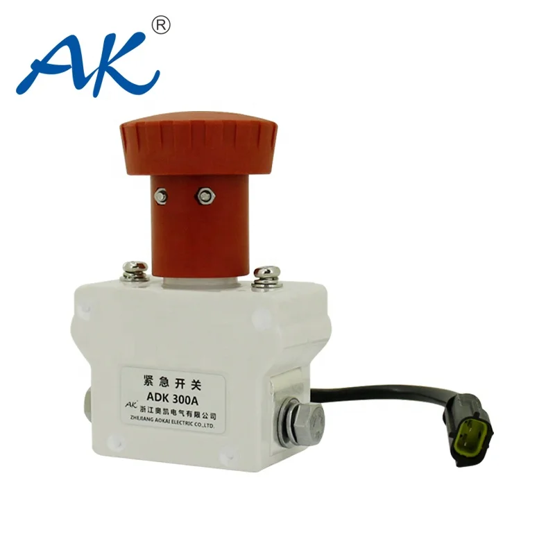 300A Emergency Push Button Switch for Electric Motor Car for Electric Forklift Truck