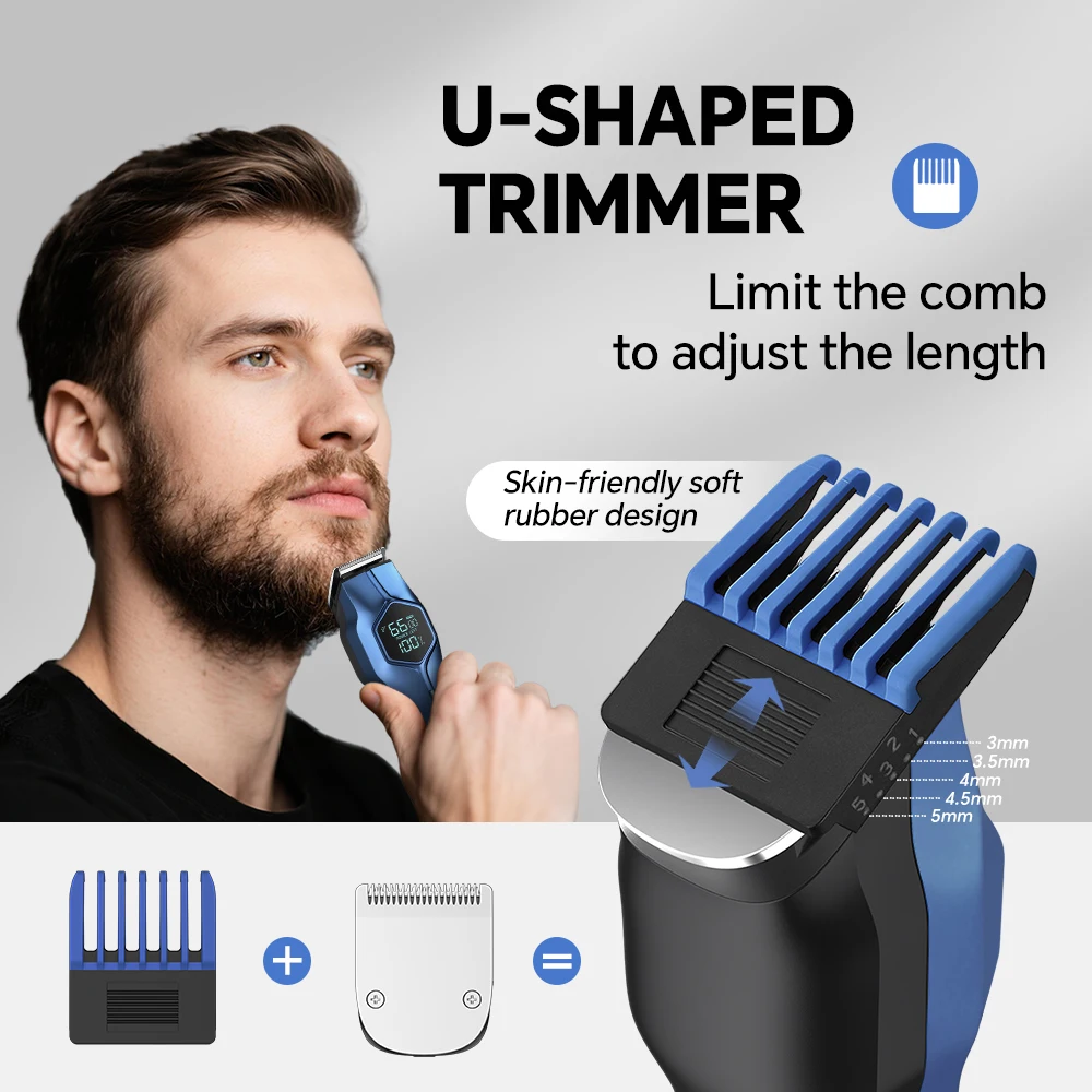Professional Electric Hair Trimmer Set for Household Designed with Stainless Steel Blades for Barbershop Hotels Outdoor & RV Use factory