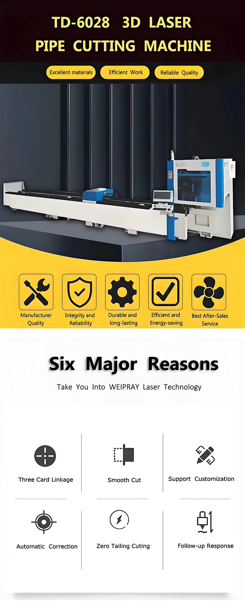 Small Automatic CNC Fiber Laser Cutting Machine for Metal with Cypcut Control System and Support for AI/PLT Graphic Format