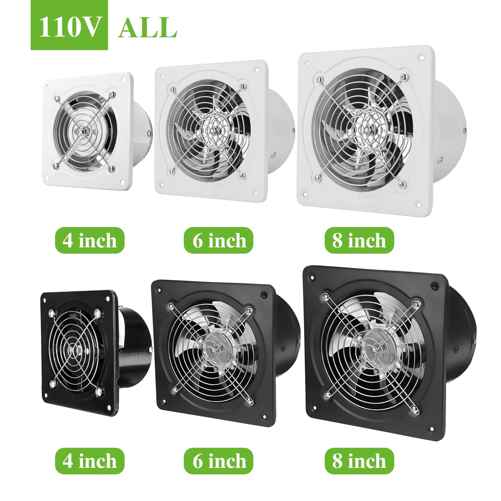 Kitchen Ventilation Exhaust Fan, Wall, 220V, Electric - detail 10