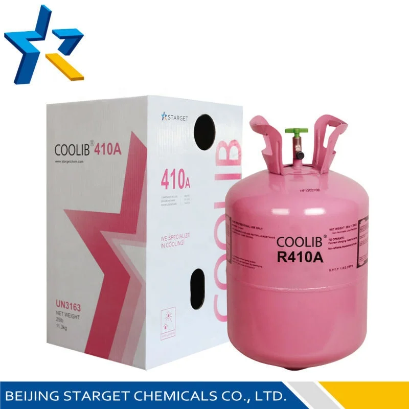 R410 Refrigerant Gas For Air Conditioner 5.6kg/12.5lb Cylinder Buy