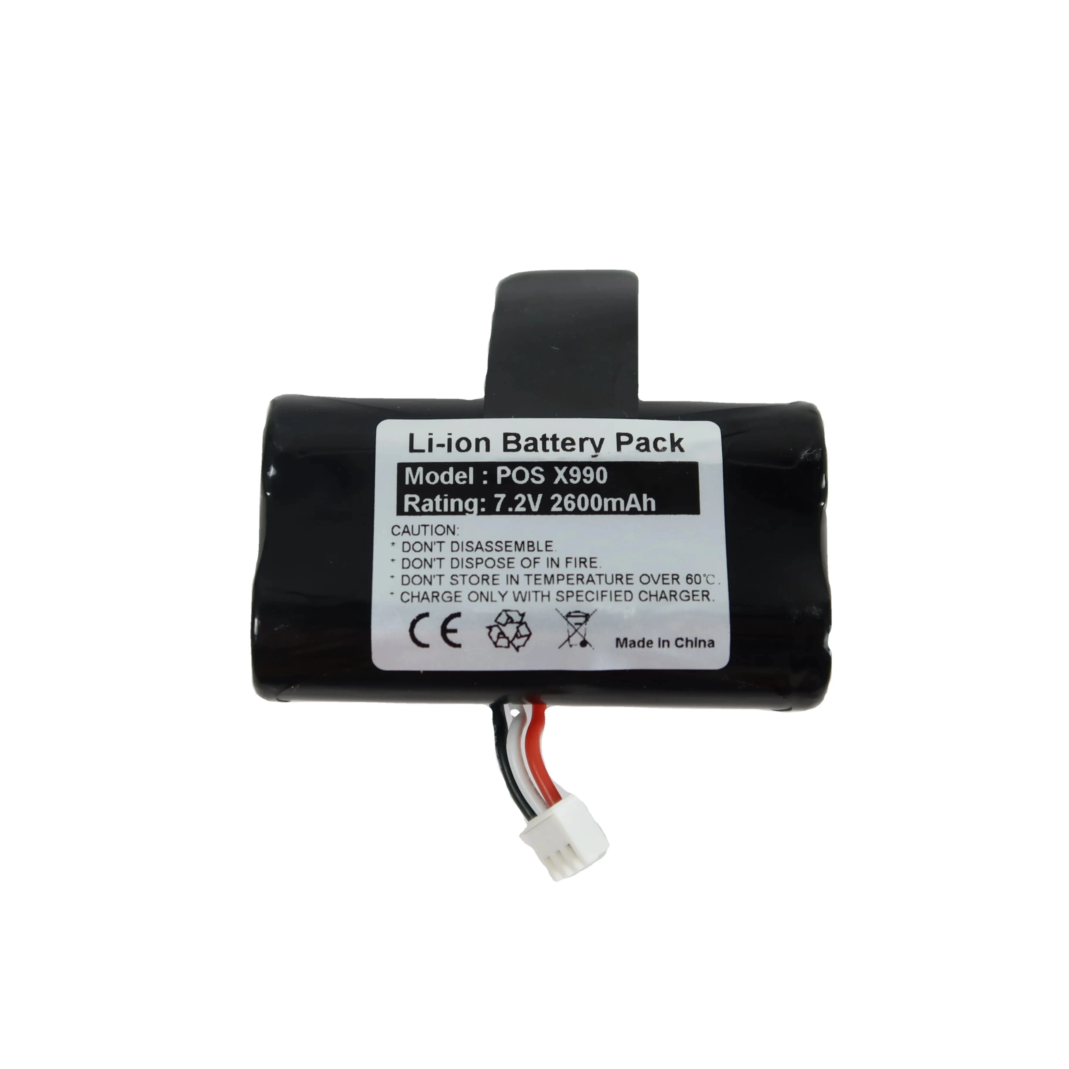 7.2v 2600mah Li-ion Baterya para sa Terminal ng POS para sa Verifone X970 X990 SL-VF053