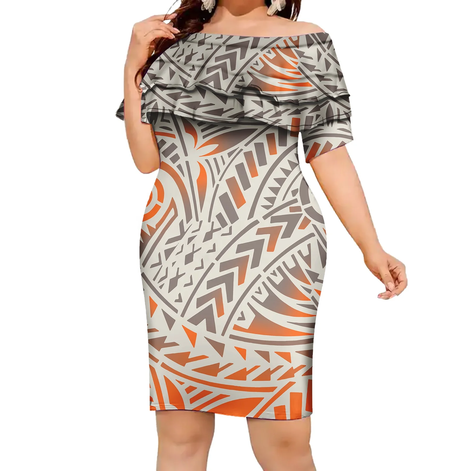 Shop Our 2024 Designer Custom Crew Neck Samoan Puletasi Dress Shop Our 2024 Designer Custom Crew Neck Samoan Puletasi Dress