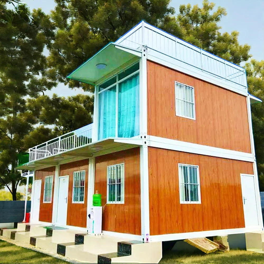 olesale Fast Assembly Tiny Prefab Flat Packed Houses 3 საძინებლო ვილა კონტეინერები საცხოვრებელი სახლები შენობა