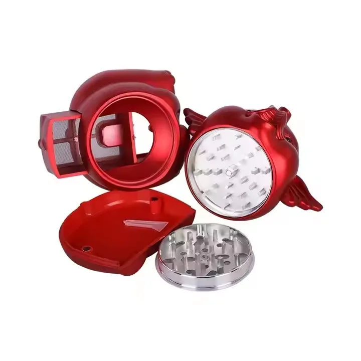 Hot Selling Manual Metal Tobacco Crusher for Cigarette for Smoking Modern  Style Custom Logo Herb Grinder Factory Price Wholesale