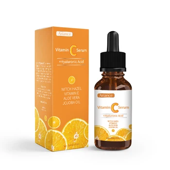 In Stock Private Label Whitening Vitamin C Brightening Serum Natural Skin Care Best Wholesale Hydrating Vitamin C Serum