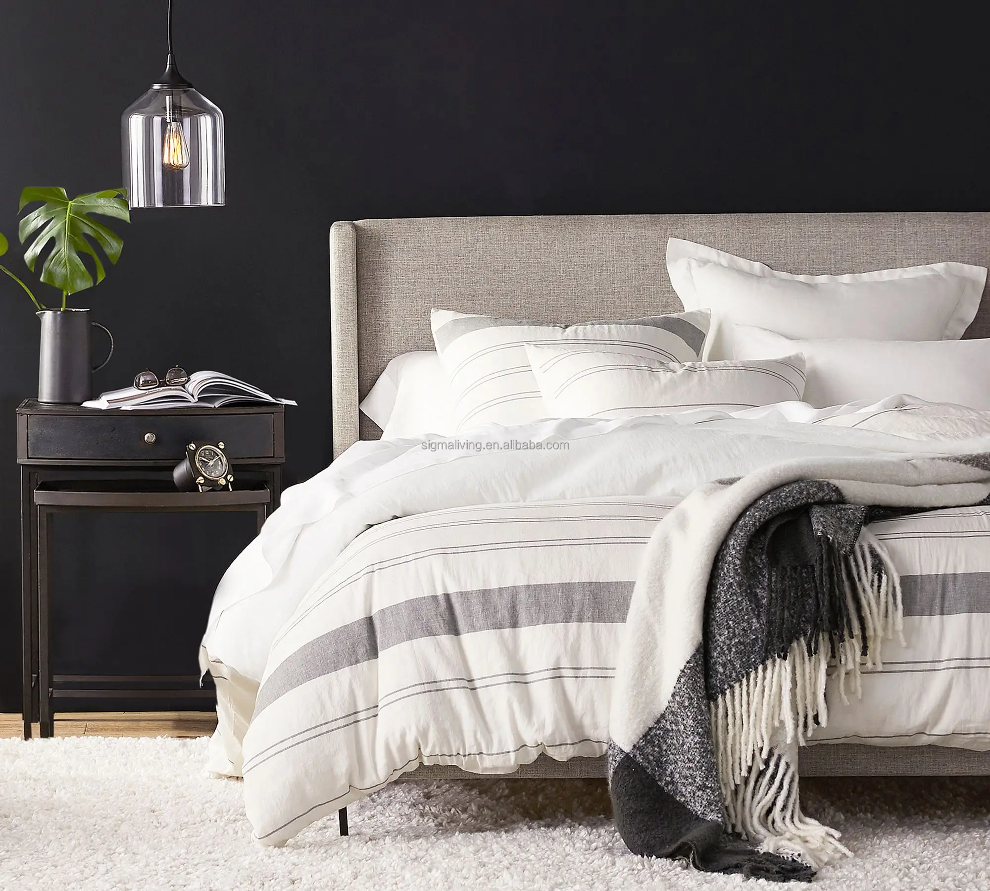 king bed kids bed bedroom furniture upholstered metal legs platform bed