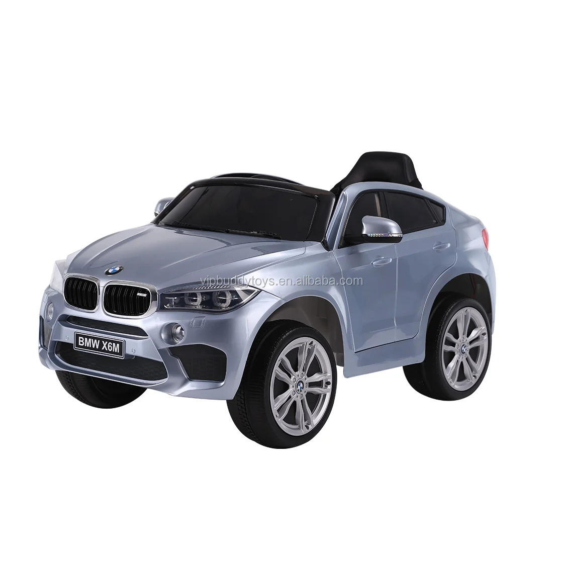 Best Selling Cheap Licensed BMW X6M Kids Steering Wheel Ride on Toy Remote Control Powerful Electric Cars Alibaba