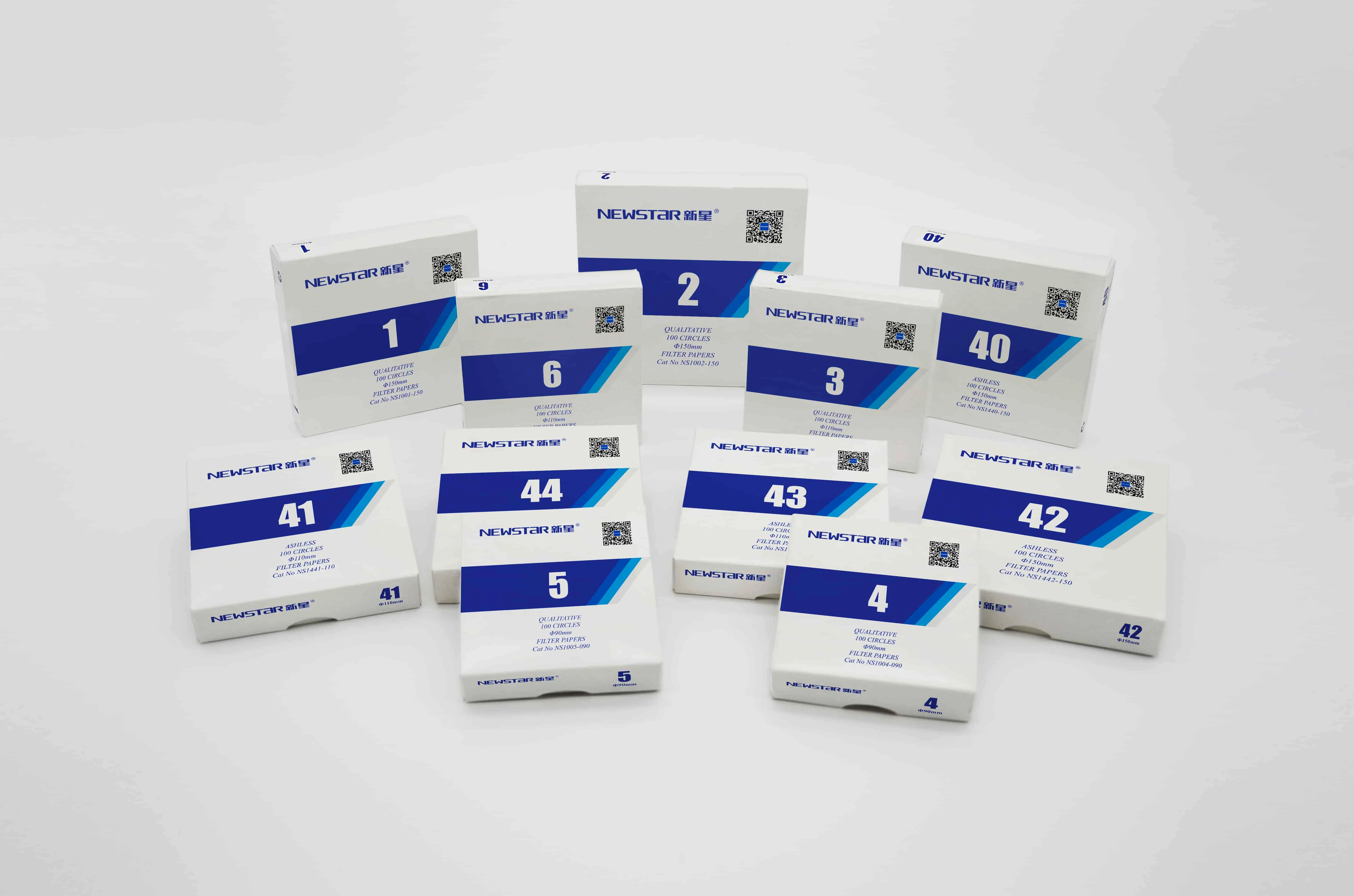 Qualitative Grade 1 Cellulose Filter Paper Equivalent to Whatman for Laboratory Use