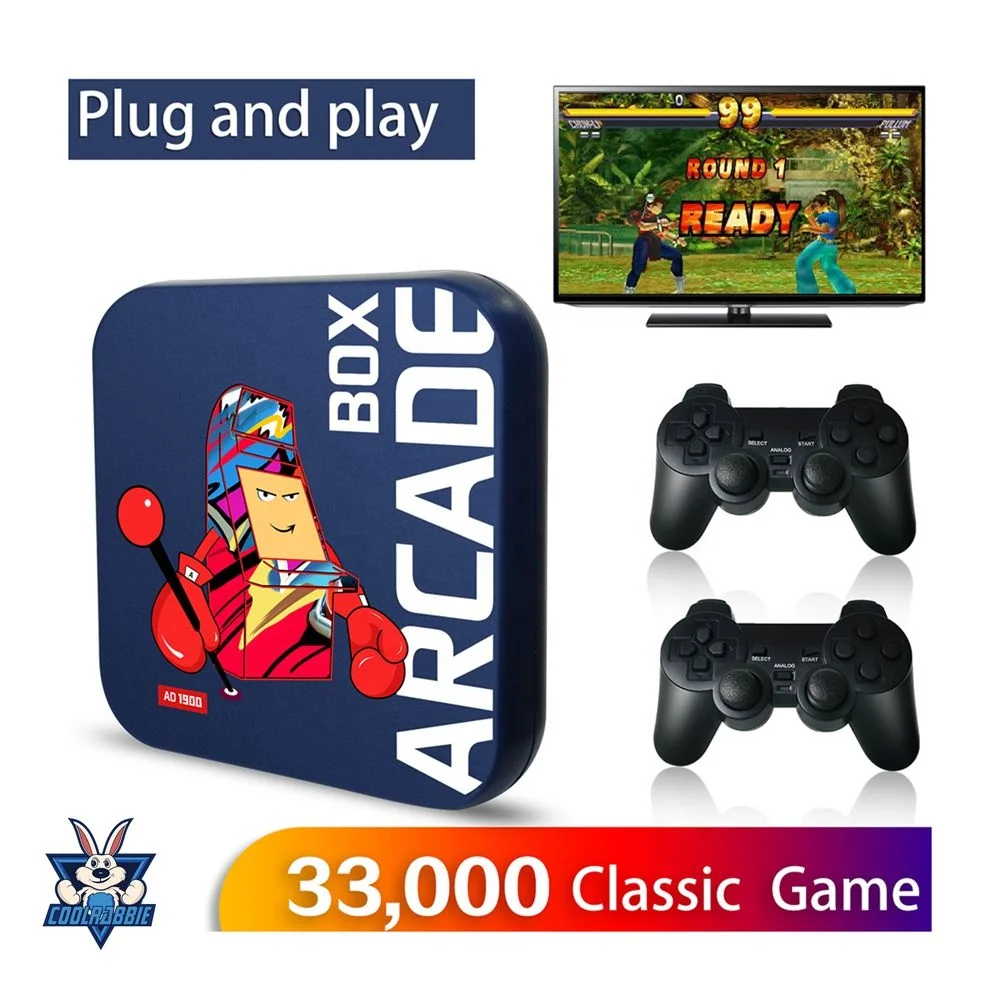 Новая супер консоль для аркадных игр x 4K HD видеоигр PS1/DC/Naomi 64 Гб Классическая Ретро 33000 + игры pawky Box