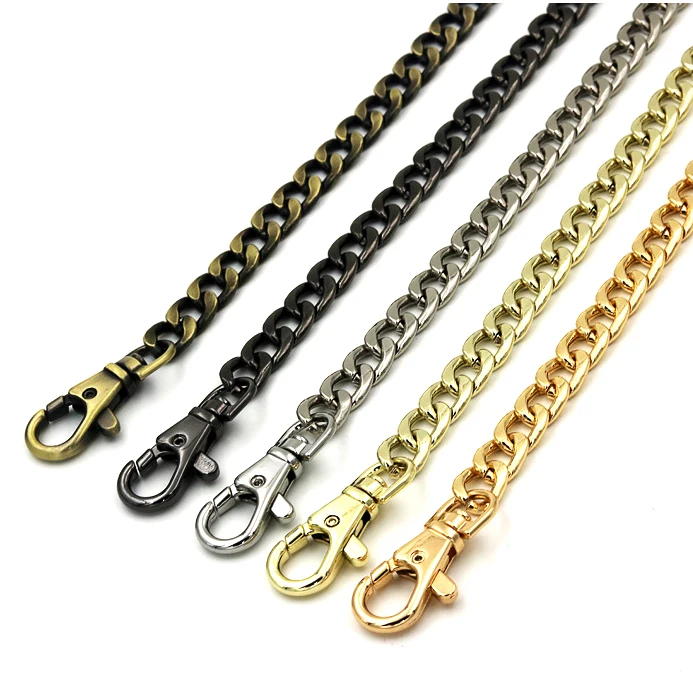 HEEHEE 55.1 Mini Purse Chain Strap Delightful Extending Durable DIY Metal Lantern Chains Replacement Straps with Buckles Wide 6mm Gold 1 Pcs for