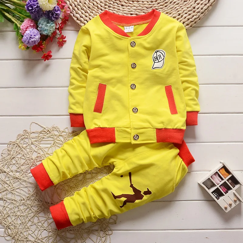 Cool Boys Jacket and Pants Clothes Set Kids Sweat Suits for