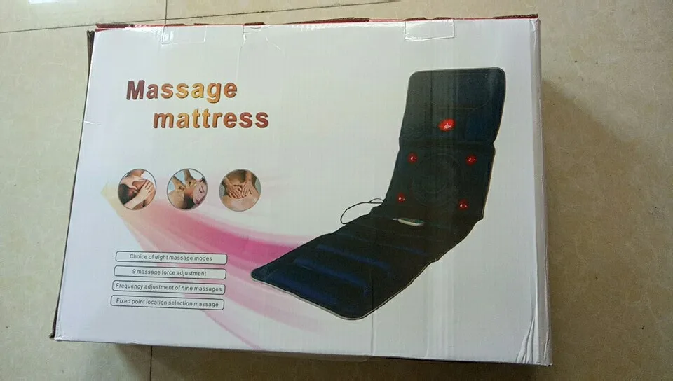 Portable Electrical Massage Mattress Fatigue Relax Body Massage Mat For
