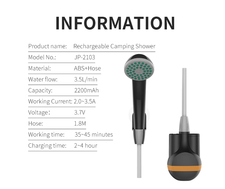 IPX8 Waterproof Bath Shower Pump 5V Electric Pressure Versatile Portable Shower Bidet for Toilet Traveling Personal Hygiene supplier