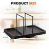 Black storage rack