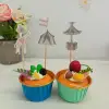white cake topper*12pcs