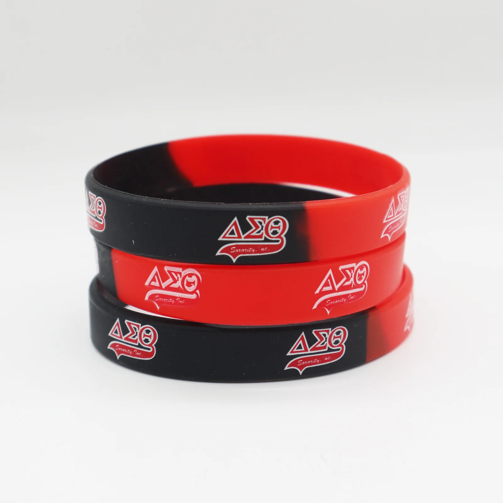 Greek Sorority Silicone Wristbands Bulk Cheap Silicone Wristbands